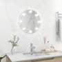 Round glass wall mirror with LED lights by vidaXL, Mirrors - Ref: Foro24-3078639, Price: 27,15 €, Discount: %