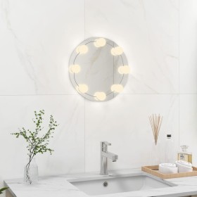 Frameless Wall Mirror with LED Lights Round Glass by vidaXL, Mirrors - Ref: Foro24-3078646, Price: 26,99 €, Discount: %