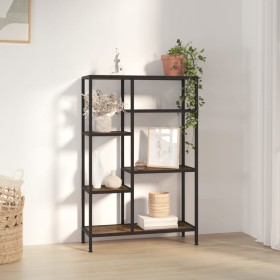 Plywood and steel shelving 80x30x120 cm by vidaXL, Bookcases and shelves - Ref: Foro24-336358, Price: 103,99 €, Discount: %