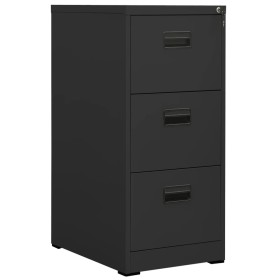 Aktenschrank aus anthrazitfarbenem Stahl, 46 x 62 x 102,5 cm von vidaXL, Aktenschränke - Ref: Foro24-336277, Preis: 186,99 €,...