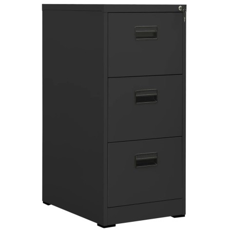 Aktenschrank aus anthrazitfarbenem Stahl, 46 x 62 x 102,5 cm von vidaXL, Aktenschränke - Ref: Foro24-336277, Preis: 186,69 €,...