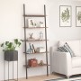 Inclined shelf with 5 dark brown-black shelves 64x34x185.5cm by vidaXL, Bookcases and shelves - Ref: Foro24-336377, Price: 86...