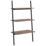 Inclined shelving 3 shelves dark brown black 64x34x116 cm by vidaXL, Bookcases and shelves - Ref: Foro24-336371, Price: 45,42...