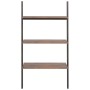 Inclined shelving 3 shelves dark brown black 64x34x116 cm by vidaXL, Bookcases and shelves - Ref: Foro24-336371, Price: 45,42...