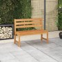 Banco de jardín de madera maciza de teca 114 cm de vidaXL, Bancos de jardín - Ref: Foro24-316634, Precio: 190,41 €, Descuento: %