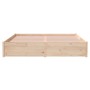 Estructura de cama de madera maciza de pino 160x200 cm de vidaXL, Camas y somieres - Ref: Foro24-833245, Precio: 162,59 €, De...