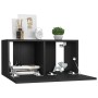 Set de muebles de salón TV 3 pzas madera de ingeniería negro de vidaXL, Muebles TV - Ref: Foro24-3078762, Precio: 81,20 €, De...