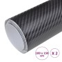 Láminas 4D para coche 2 unidades negro 100x150 cm de vidaXL, Vinilos para vehículos - Ref: Foro24-210722, Precio: 28,04 €, De...