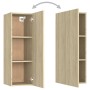 Wohnzimmer-TV-Möbelset 5-teilig aus Holzwerkstoff Sonoma-Eiche von vidaXL, TV-Möbel - Ref: Foro24-3078958, Preis: 162,37 €, R...