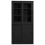 Office cabinet sliding door anthracite steel 90x40x180cm by vidaXL, Lockers and storage cabinets - Ref: Foro24-335965, Price:...