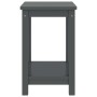 Solid dark gray pine wood bedside tables 35x30x47 cm by vidaXL, Nightstands - Ref: Foro24-322214, Price: 27,99 €, Discount: %