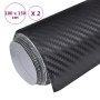 3D-Folien für Autos 2 Stück schwarz 100x150 cm von vidaXL, Fahrzeug-Vinyls - Ref: Foro24-210716, Preis: 24,44 €, Rabatt: %