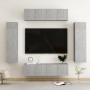 Living room furniture set 6 pieces concrete gray engineered wood by vidaXL, TV Furniture - Ref: Foro24-3079084, Price: 212,99...