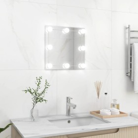 Wall mirror with square glass LED lights by vidaXL, Mirrors - Ref: Foro24-3078635, Price: 26,18 €, Discount: %