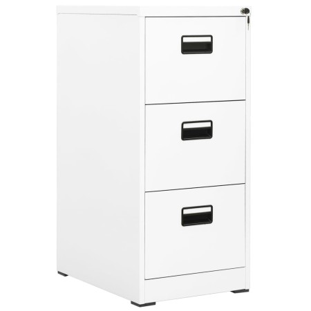 White steel filing cabinet 46x62x102.5 cm by vidaXL, Filing cabinets - Ref: Foro24-336274, Price: 235,99 €, Discount: %