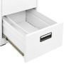 White steel filing cabinet 46x62x102.5 cm by vidaXL, Filing cabinets - Ref: Foro24-336274, Price: 235,99 €, Discount: %