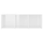 Muebles de salón 2 piezas madera de ingeniería blanco brillo de vidaXL, Muebles TV - Ref: Foro24-3079913, Precio: 83,96 €, De...