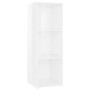 Muebles de salón 2 piezas madera de ingeniería blanco brillo de vidaXL, Muebles TV - Ref: Foro24-3079913, Precio: 83,96 €, De...