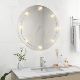 Frameless Wall Mirror with LED Lights Round Glass by vidaXL, Mirrors - Ref: Foro24-3078647, Price: 80,99 €, Discount: %