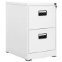 Armario archivador de acero blanco 46x62x72,5 cm de vidaXL, Armarios archivadores - Ref: Foro24-336270, Precio: 166,27 €, Des...