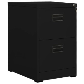 Armario archivador de acero negro 46x62x72,5 cm de vidaXL, Armarios archivadores - Ref: Foro24-336272, Precio: 152,99 €, Desc...