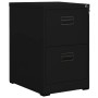 Armario archivador de acero negro 46x62x72,5 cm de vidaXL, Armarios archivadores - Ref: Foro24-336272, Precio: 151,96 €, Desc...