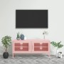 Mueble para TV de acero rosa 105x35x50 cm de vidaXL, Muebles TV - Ref: Foro24-336238, Precio: 167,90 €, Descuento: %