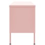 Mueble para TV de acero rosa 105x35x50 cm de vidaXL, Muebles TV - Ref: Foro24-336238, Precio: 167,90 €, Descuento: %