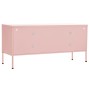 Mueble para TV de acero rosa 105x35x50 cm de vidaXL, Muebles TV - Ref: Foro24-336238, Precio: 167,90 €, Descuento: %