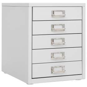 Büroschrank aus grauem Metall, 28 x 35 x 35 cm von vidaXL, Aktenschränke - Ref: Foro24-335924, Preis: 85,99 €, Rabatt: %