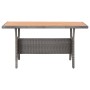 Garden table in solid gray acacia wood 120x70x66 cm by vidaXL, Garden tables - Ref: Foro24-316586, Price: 210,69 €, Discount: %