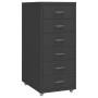 Armario archivador móvil metal antracita 28x41x69 cm de vidaXL, Armarios archivadores - Ref: Foro24-335919, Precio: 82,55 €, ...