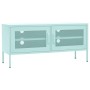 Mueble para TV de acero verde menta 105x35x50 cm de vidaXL, Muebles TV - Ref: Foro24-336239, Precio: 131,77 €, Descuento: %