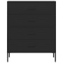 Schwarzer Stahl-Schubladenschrank 80x35x101,5 cm von vidaXL, Schubladen - Ref: Foro24-336205, Preis: 228,09 €, Rabatt: %