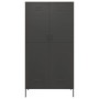 Armario de acero gris antracita 90x50x180 cm de vidaXL, Armarios roperos - Ref: Foro24-336249, Precio: 374,99 €, Descuento: %