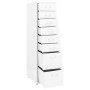 Armario archivador móvil metal blanco 28x41x109 cm de vidaXL, Armarios archivadores - Ref: Foro24-335920, Precio: 118,02 €, D...