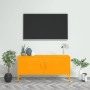 Mueble para TV de acero amarillo mostaza 105x35x50 cm de vidaXL, Muebles TV - Ref: Foro24-336227, Precio: 193,18 €, Descuento: %