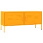 Mustard yellow steel TV cabinet 105x35x50 cm by vidaXL, TV Furniture - Ref: Foro24-336227, Price: 193,18 €, Discount: %