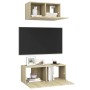 Sonoma Oak 2-Piece Living Room Furniture Set by vidaXL, TV Furniture - Ref: Foro24-3079015, Price: 73,92 €, Discount: %