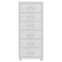 Armario archivador móvil metal gris 28x41x69 cm de vidaXL, Armarios archivadores - Ref: Foro24-335917, Precio: 82,39 €, Descu...