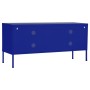 Mueble para TV de acero azul marino 105x35x50 cm de vidaXL, Muebles TV - Ref: Foro24-336235, Precio: 154,01 €, Descuento: %