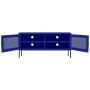 Mueble para TV de acero azul marino 105x35x50 cm de vidaXL, Muebles TV - Ref: Foro24-336235, Precio: 154,01 €, Descuento: %