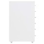 Armario archivador móvil metal blanco 28x41x69 cm de vidaXL, Armarios archivadores - Ref: Foro24-335916, Precio: 89,75 €, Des...