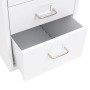 Armario archivador móvil metal blanco 28x41x69 cm de vidaXL, Armarios archivadores - Ref: Foro24-335916, Precio: 89,75 €, Des...