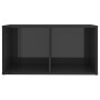 Muebles de salón de pared 2 pzas madera ingeniería gris brillo de vidaXL, Muebles TV - Ref: Foro24-3079906, Precio: 62,99 €, ...