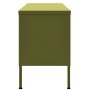 Olive green TV cabinet 105x35x50 cm steel by vidaXL, TV Furniture - Ref: Foro24-336234, Price: 131,41 €, Discount: %