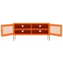 Mueble para TV de acero naranja 105x35x50 cm de vidaXL, Muebles TV - Ref: Foro24-336237, Precio: 174,99 €, Descuento: %