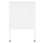 Mueble para TV de acero blanco 105x35x50 cm de vidaXL, Muebles TV - Ref: Foro24-336242, Precio: 122,42 €, Descuento: %