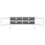 Mueble para TV de acero blanco 105x35x50 cm de vidaXL, Muebles TV - Ref: Foro24-336242, Precio: 122,42 €, Descuento: %