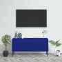 Marineblauer Stahl-TV-Ständer 105x35x50 cm von vidaXL, TV-Möbel - Ref: Foro24-336226, Preis: 180,05 €, Rabatt: %